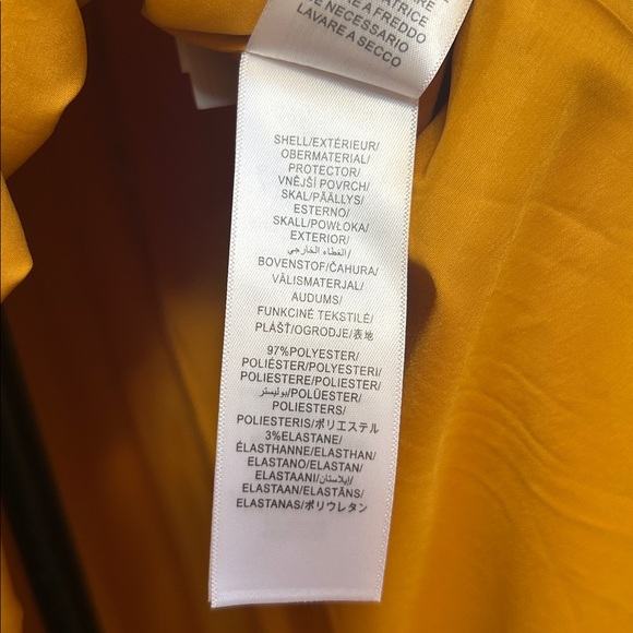 Mac Duggal Mustard Yellow Satin Tie Dress size Women’s 10 NWT - Picture 7 of 7